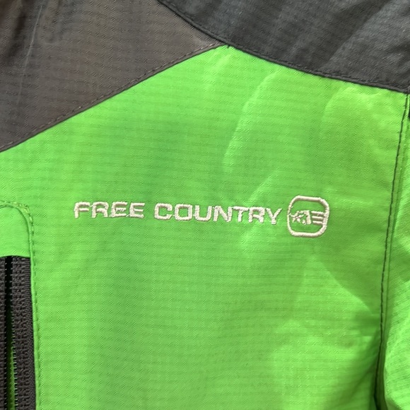 Great Play Jacket{Free Coubtry}Boys Sz XS(5/6) Charcoal Gray/Green Winter Jacket - Picture 5 of 12